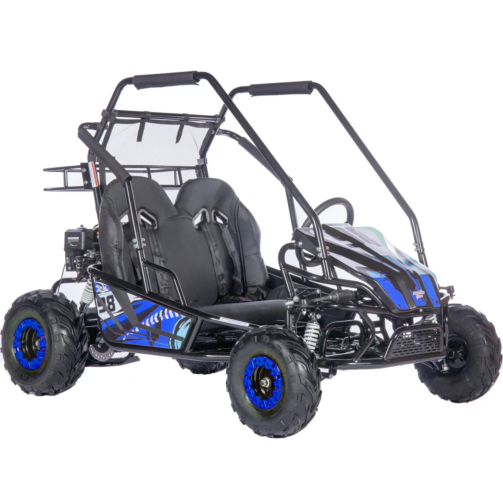 MotoTec Mud Monster XL 212cc 2 Seat Full Suspension Go Karts - Image 6