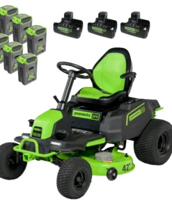 Greenworks 60V 42″ Cordless Battery CrossoverT Riding Lawn Mowers - Image 6