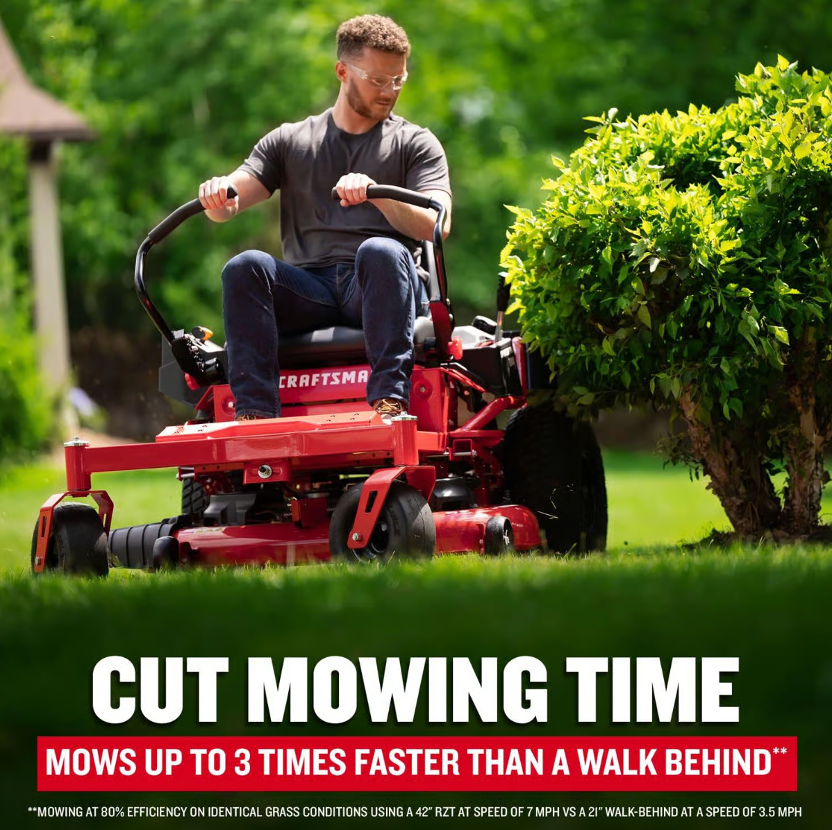 Craftsman Z3200 | 42in 547cc Zero Turn Riding Mower | Dual Hydrostatic Transmissions (17AFFACS093) - Image 3