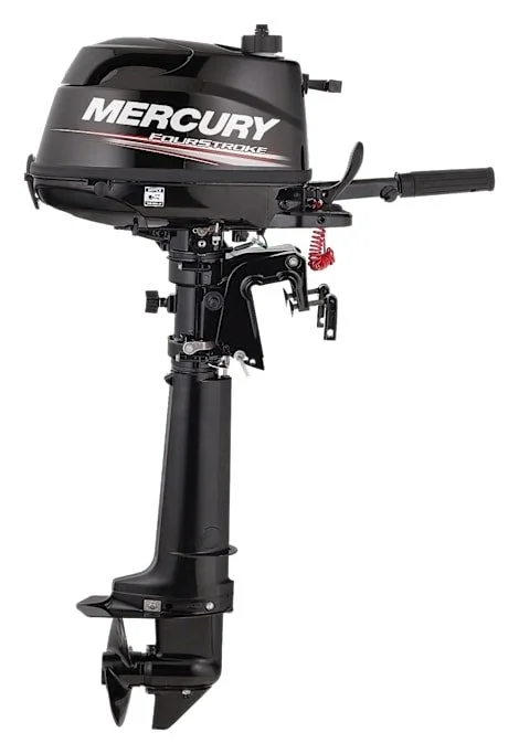 Mercury 5hp Tiller FourStroke Outboard Motor – 15″ Shaft, Manual Tilt/Trim, Manual Start - Image 3