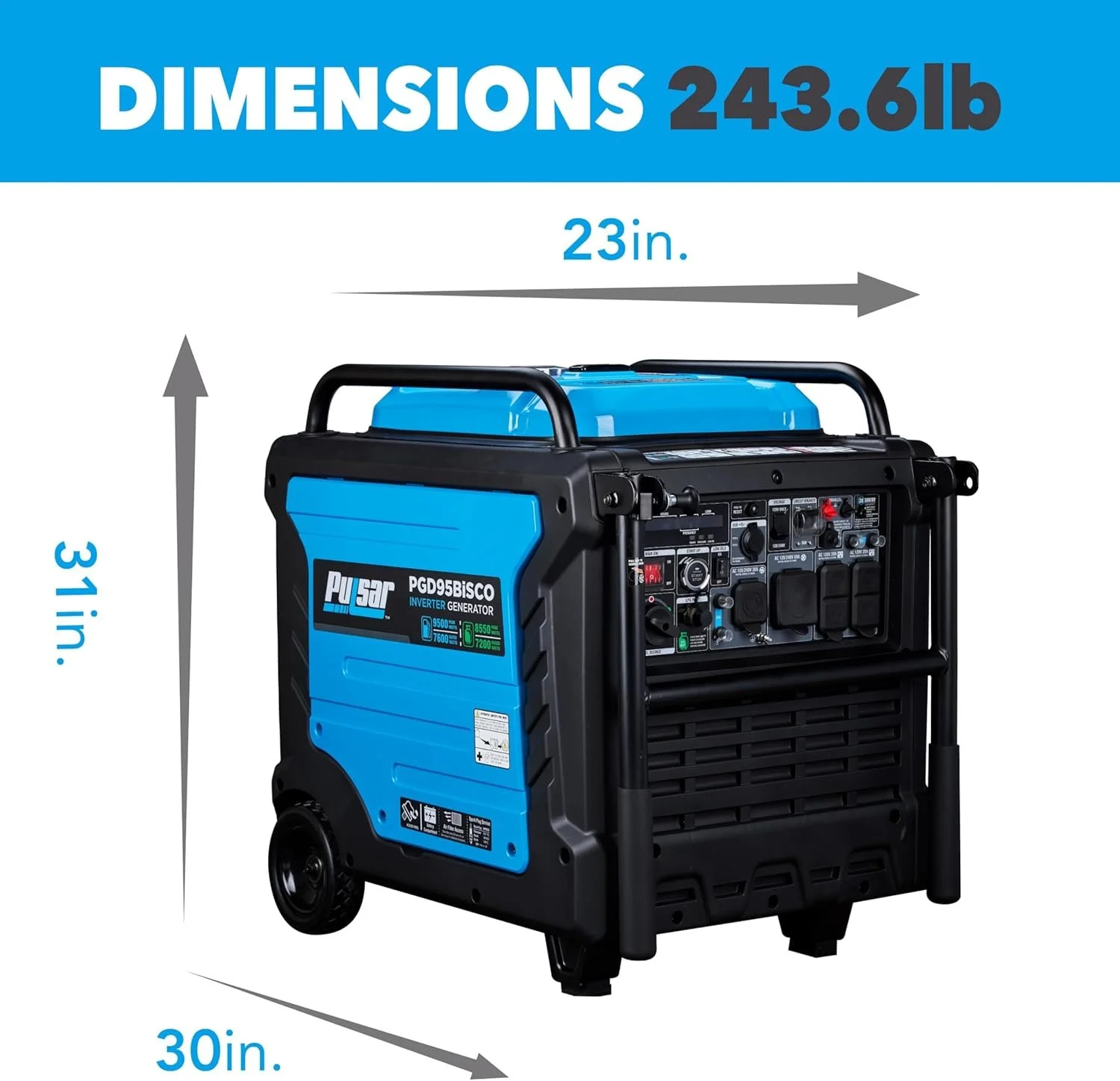 Pulsar PGD95BISCO Inverter Generators. - Image 5