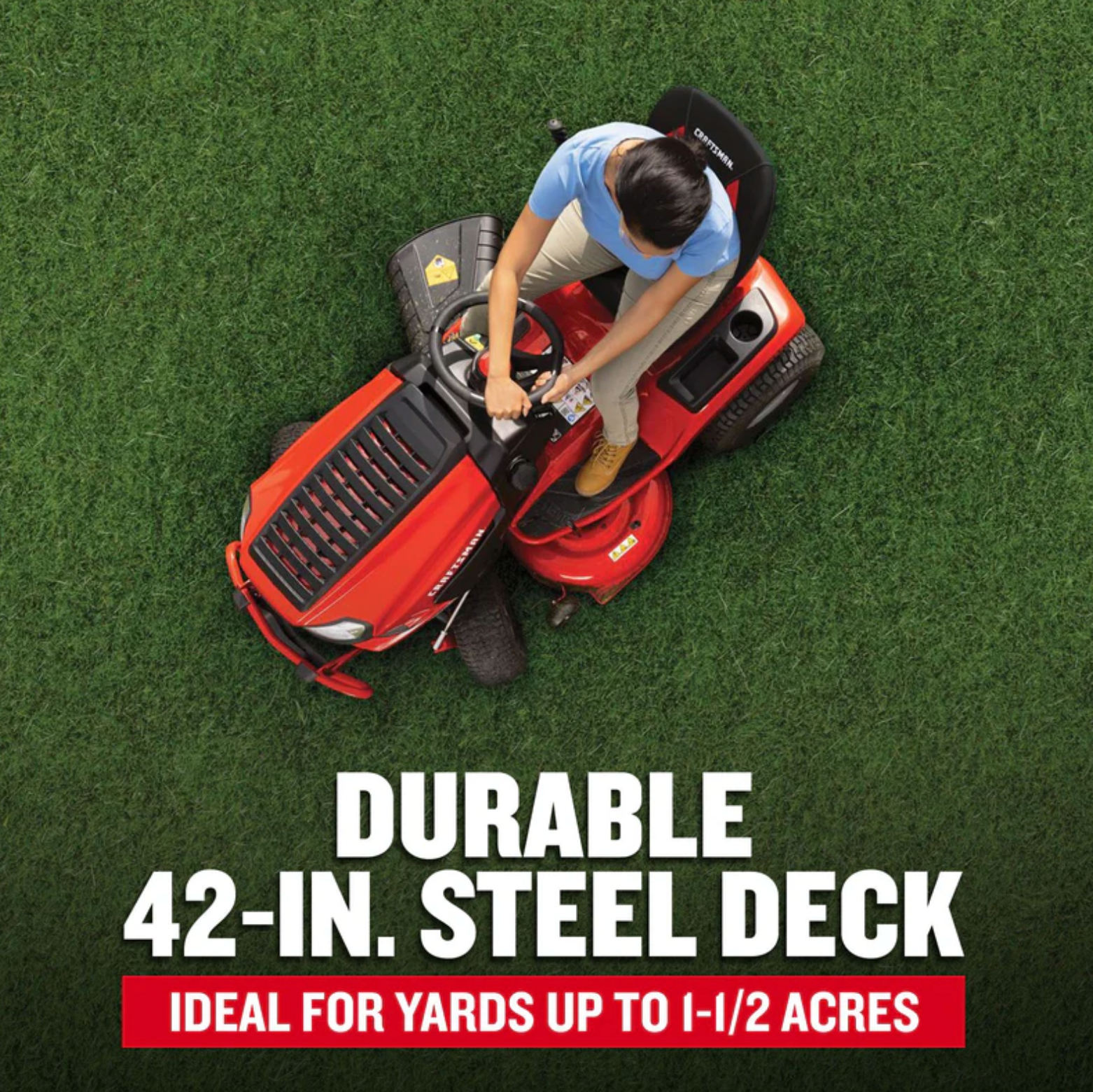 Craftsman T2200K | 42-in 20 HP 725cc Hydrostatic Riding Mower - Image 4
