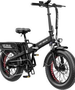 Heybike Fat Tire Mountain Electric Bikes, 1200 W, 45 Miles, 1~3 Pedal Assist, Greys - Image 7