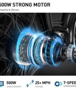Alternative view of Hiboy EX6 Electric Bikes