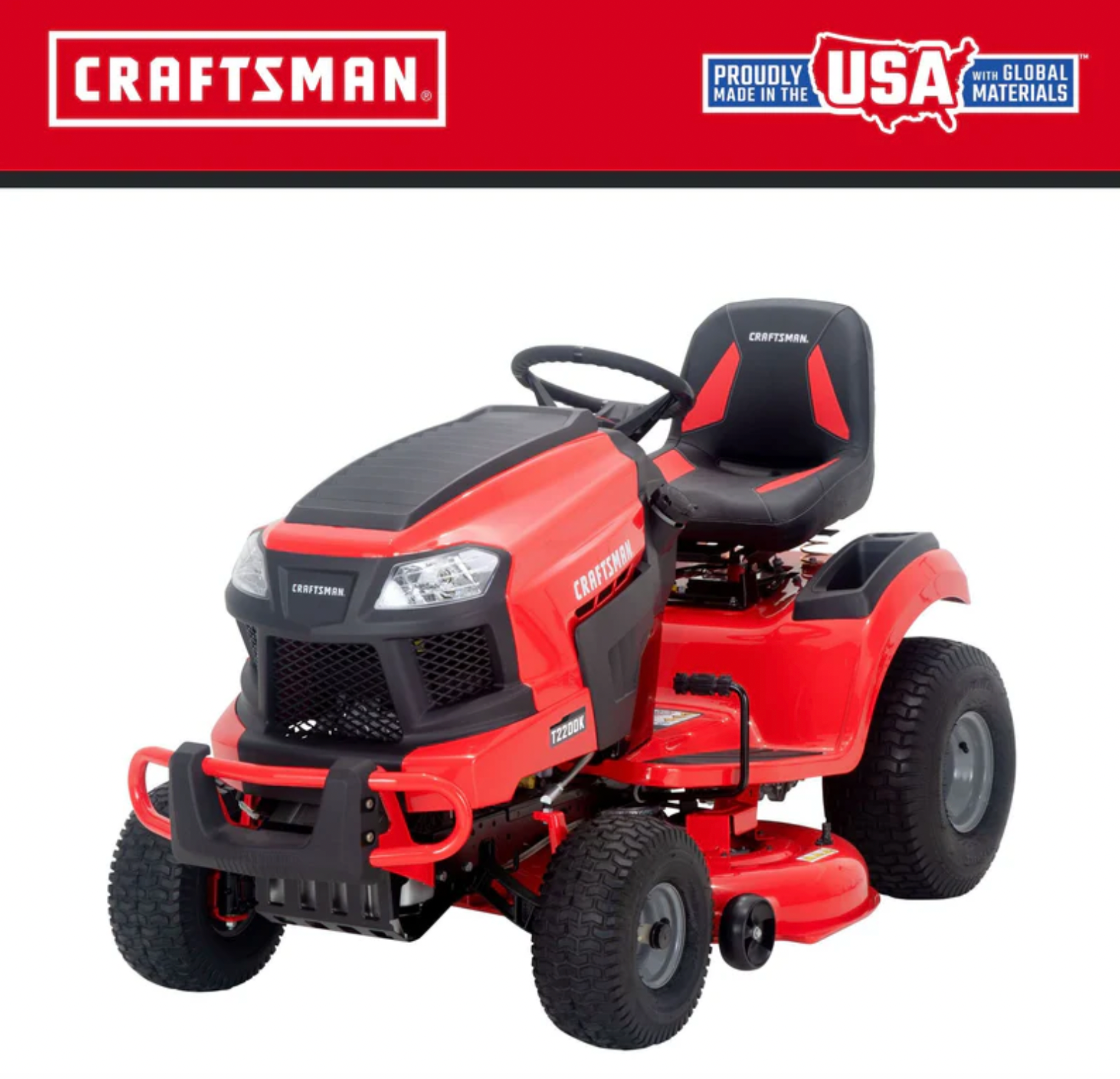 Craftsman T2200K | 42-in 20 HP 725cc Hydrostatic Riding Mower - Image 6