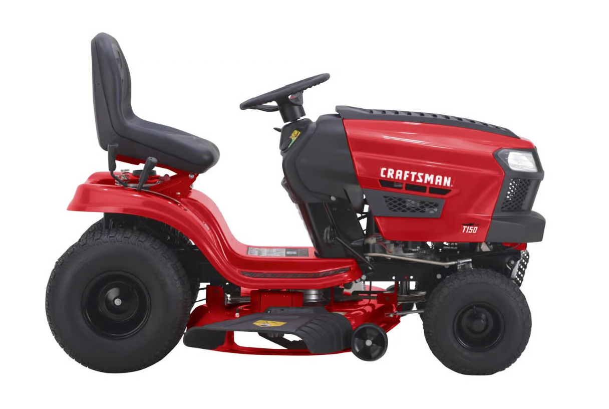 Craftsman T150 Gas Lawn Tractor | 46-in | 540cc | 19HP Briggs and Stratton Engine | Turn Tight Technology | In-Store Exclusive - Image 4