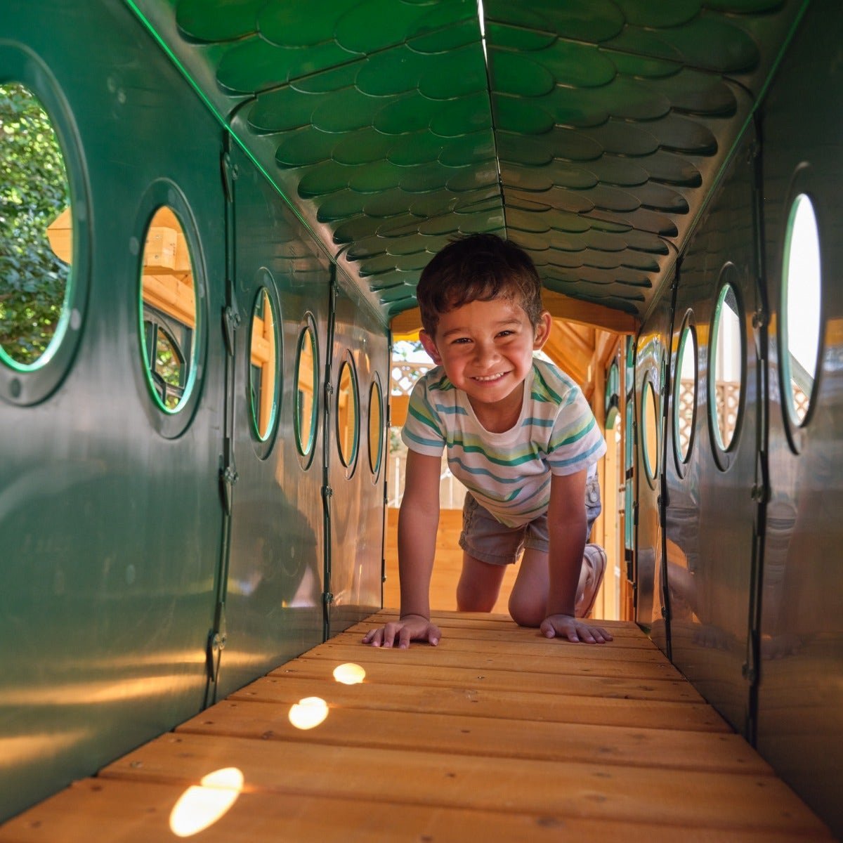 Bear Cave Lodge Swing Set – Installation Available - Image 13
