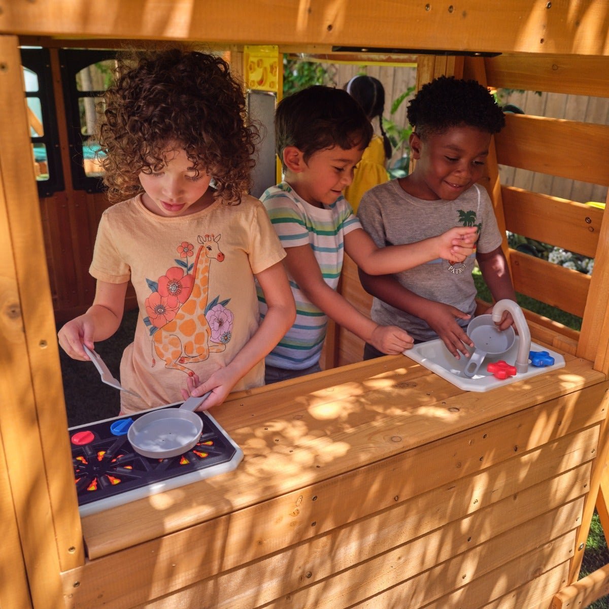Bear Cave Lodge Swing Set – Installation Available - Image 15