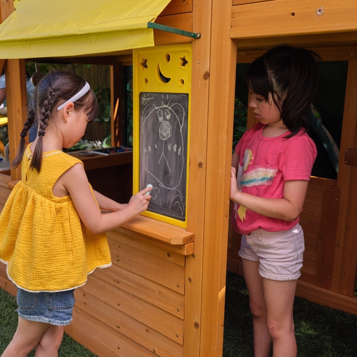 Bear Cave Lodge Swing Set – Installation Available - Image 21