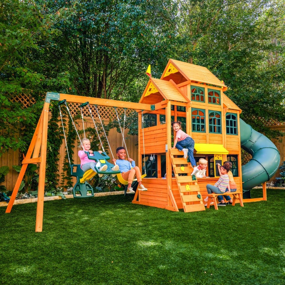 Falcon Ridge Swing Set – Installation Available - Image 2