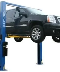 ATLAS Automotive Equipment 9OHSC-SS 2-Post Vehicle Overhead Lift, 11’9” Minimum Ceiling Height, 9,000lb Capacity, Clear Floor, 11’10” Height, 3-Stages Front and 2-Stage Rear Arms, for DIY/Hobbyists - Image 3