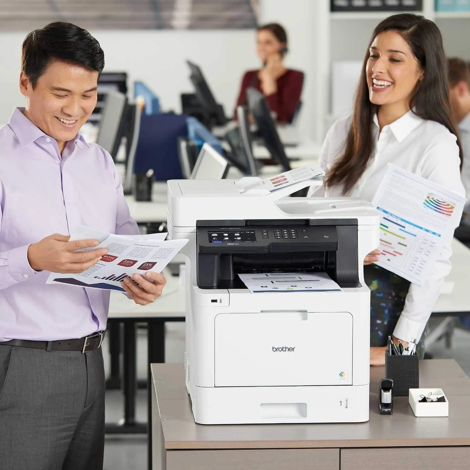 Brother MFC-L8900CDW Business Color Laser All-in-One Printer - Image 2