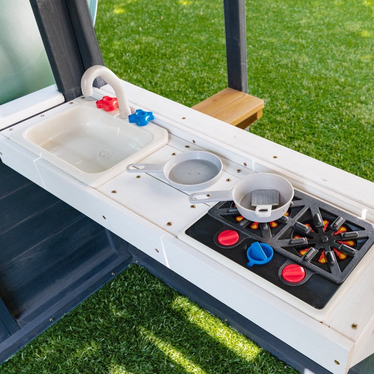 Cozy Escape Playhouse – Navy – Installation Available - Image 8
