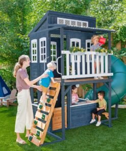 Cozy Escape Playhouse – Navy – Installation Available - Image 3