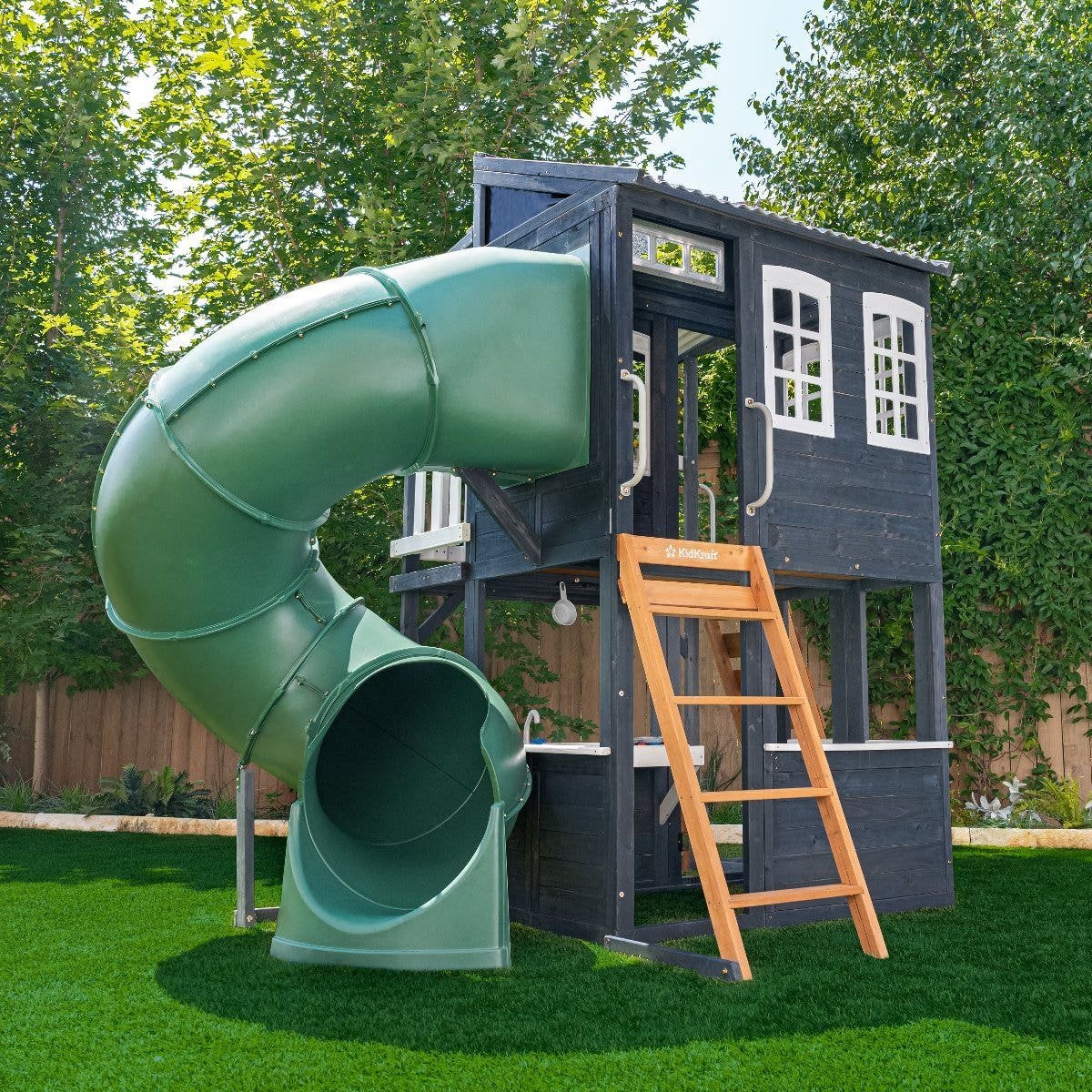 Cozy Escape Playhouse – Navy – Installation Available - Image 4
