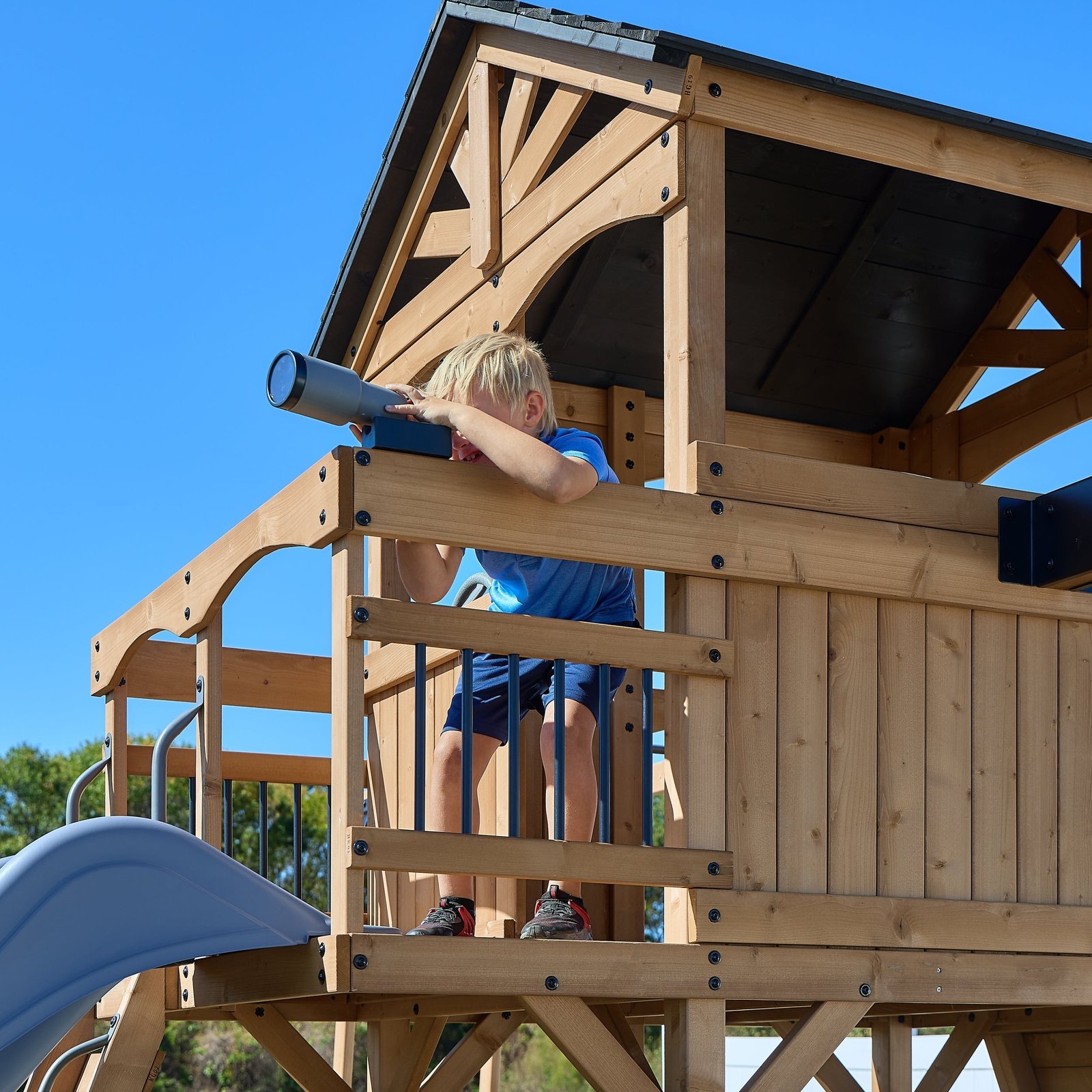 Dover Bay Swing Set with Tube Slide - Image 9