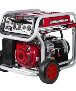 A-iPower 12000 Watt Portable Gas Powered Generator with Electric Start and Wheel Kits.