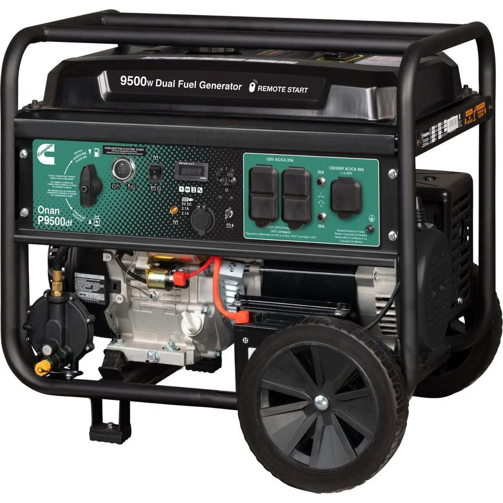 Cummins Onan P9500df Dual Fuel Portable Generators. - Image 2