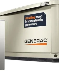 Generac Guardian 22kW Home Standby Generator with 200 Amp Transfer Switch, Durable All Aluminum, WiFi Enabled with G-Force Engine, Easy to Use, Whole House Powers Backups, Smart Outage Solution – Bisque - Image 6