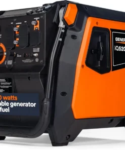 Generac iQ5200 DF 3900 Watt Electric Start Dual Fuel Inverter Generators.