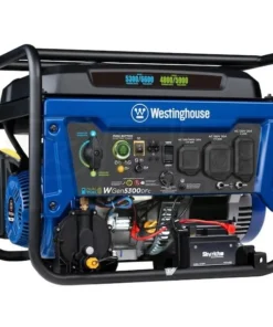 Westinghouse WGen5300DFc – 5300 Watt Electric Start Dual-Fuel Portables Generators w/ Wireless Remote Start, RV Outlet & CO Sensor (49-State)