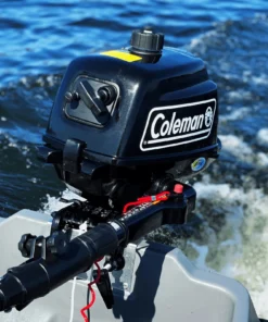 Coleman Powersports 5 HP 4 Stroke Outboard Boat Motor with Easy Pull Start F5BMS - Image 3