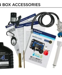 Westinghouse 4650 Peak Watt Dual Fuel Portable Generator, Remote Electric Start, RV Ready Outlets. - Image 6