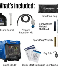 Westinghouse iGen5000DF 5000 Watt Portable Inverter Generators. - Image 4