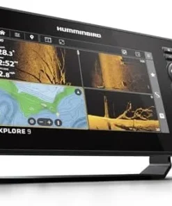Humminbird XPLORE 9 GPS Fish Finder with Transducer, MEGA Side Imaging+ & HD Touchscreen Displays. - Image 4