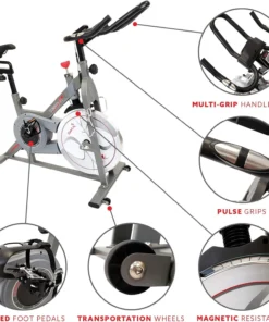 Sunny Health & Fitness Synergy Pro Magnetic Indoor Cycling Bikes. - Image 4