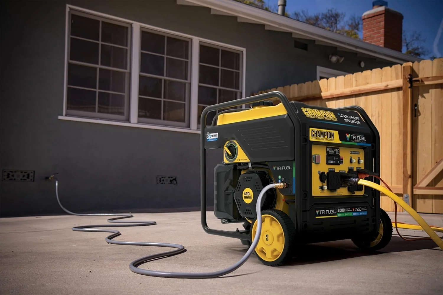 Champion 201176 9000W Tri-Fuel Open Frame Inverter Generators. - Image 4
