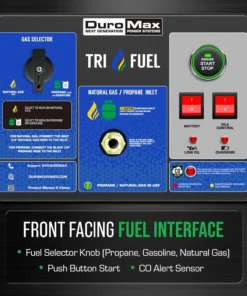 DuroMax 15,000-Watt Tri-Fuel Portables Generators XP15000HXT - Image 6