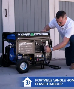 DuroMax XP12000EH 12,000 Watt Dual Fuel Portable Generators. - Image 3