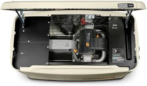 Generac Guardian 22kW Home Standby Generator with 200 Amp Transfer Switch, Durable All Aluminum, WiFi Enabled with G-Force Engine, Easy to Use, Whole House Powers Backups, Smart Outage Solution – Bisque - Image 4