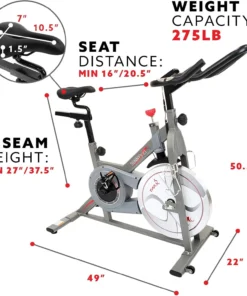 Sunny Health & Fitness Synergy Pro Magnetic Indoor Cycling Bikes. - Image 3