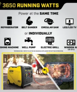 Champion 200994 3650/4650W Dual Fuel Inverter Generators. - Image 4