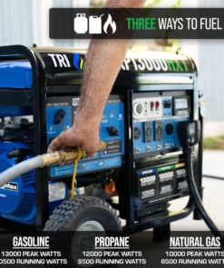 DuroMax 13,000 Watt Tri Fuel Portables HXT Generators XP13000HXT - Image 4
