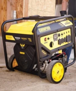 Alternative view of Champion Power Equipment 12,000-Watt Electric Start Dual Fuel Homes Backup Portable Generator with CO Shields