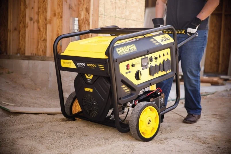 Champion Power Equipment 12,000-Watt Electric Start Dual Fuel Homes Backup Portable Generator with CO Shields - Image 2