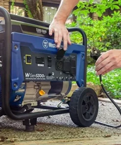 Westinghouse 6600 Peak Watt Home Backup Portable Generator, Transfer Switch Ready 30A Outlet, RV Ready 30A Outlets. - Image 4