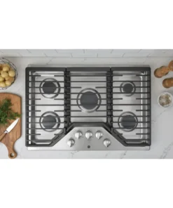 Alternative view of GE 30-Inch Built-In Gas Cooktops JGP5030SLSS