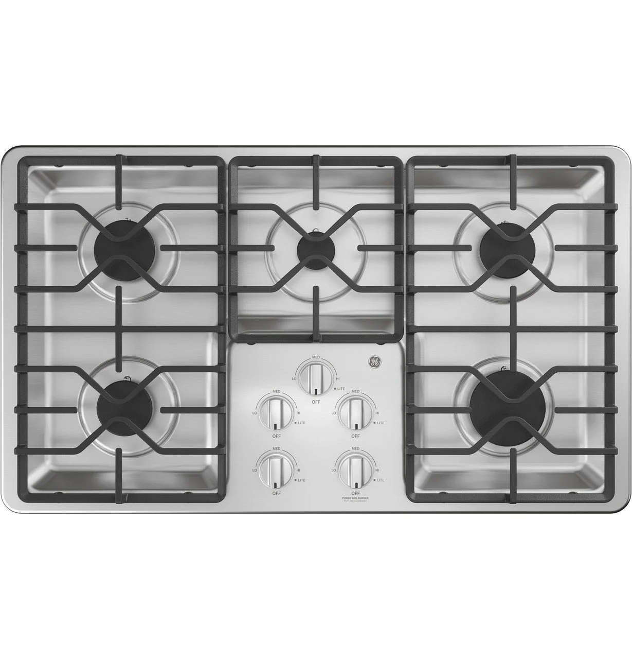 GE 36″ Built-In Gas Cooktops JGP3036SLSS - Image 4