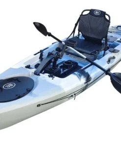 BKC PK12 Angler Sit-on-Top Single Pedal Fishing Kayaks - Image 3
