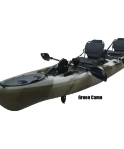 BKC PK14 14′ Tandem Sit-On-Top Pedal Drive Kayaks - Image 4