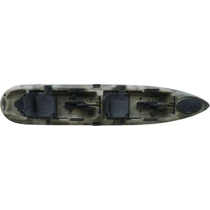 BKC PK14 14′ Tandem Sit-On-Top Pedal Drive Kayaks - Image 3