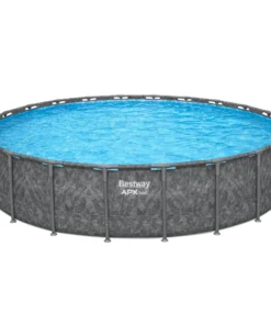 Bestway APX 365 22’x52″ Round Above Ground Swimming Pool Set with Pump and Ladders - Image 4