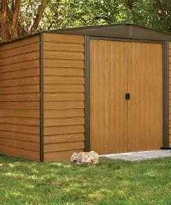 Arrow WR1012 Woodridge EG Steel Storage Shed, 10 by 12-Feets - Image 4