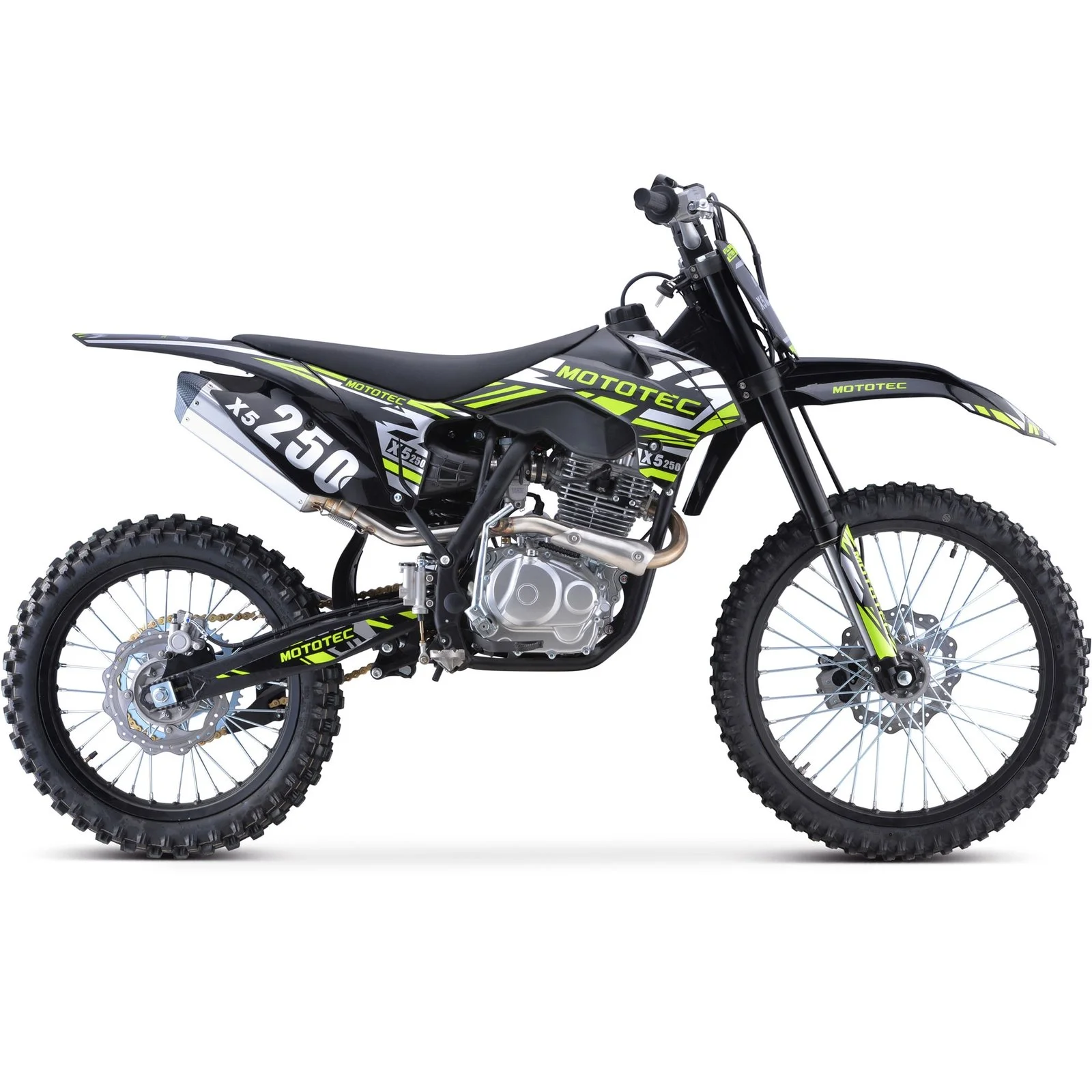 MotoTec X5 250cc 4-Stroke Gas Dirt Bikes - Image 3