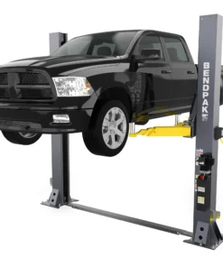 12,000-Lb. Capacity Open-Top Two-Post Car Lift – Low-Ceiling Floorplate Design - Image 8