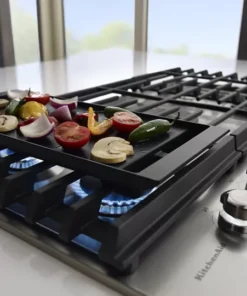 KitchenAid 36″ 5-Burner Gas Cooktops with Griddle - Image 3